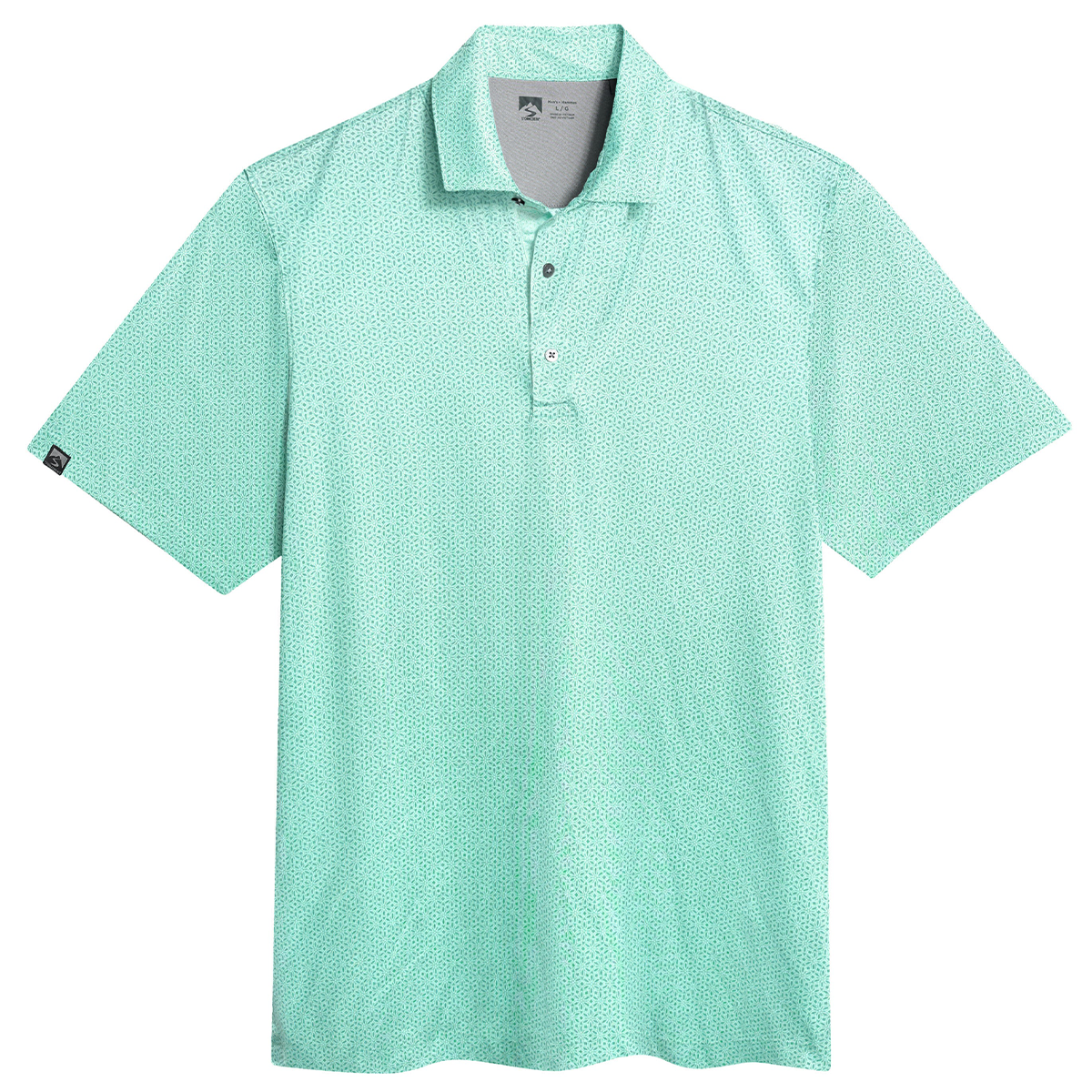 Men's Vacationer Printed Short Sleeve Polo