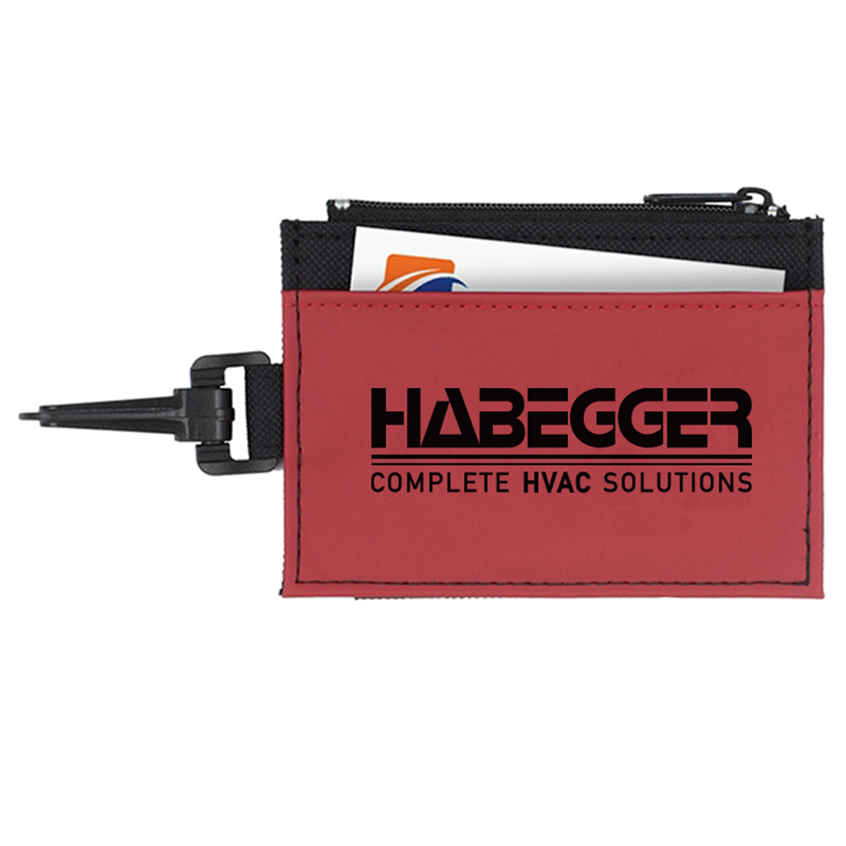 ID Holder and Wallet with Carabiner