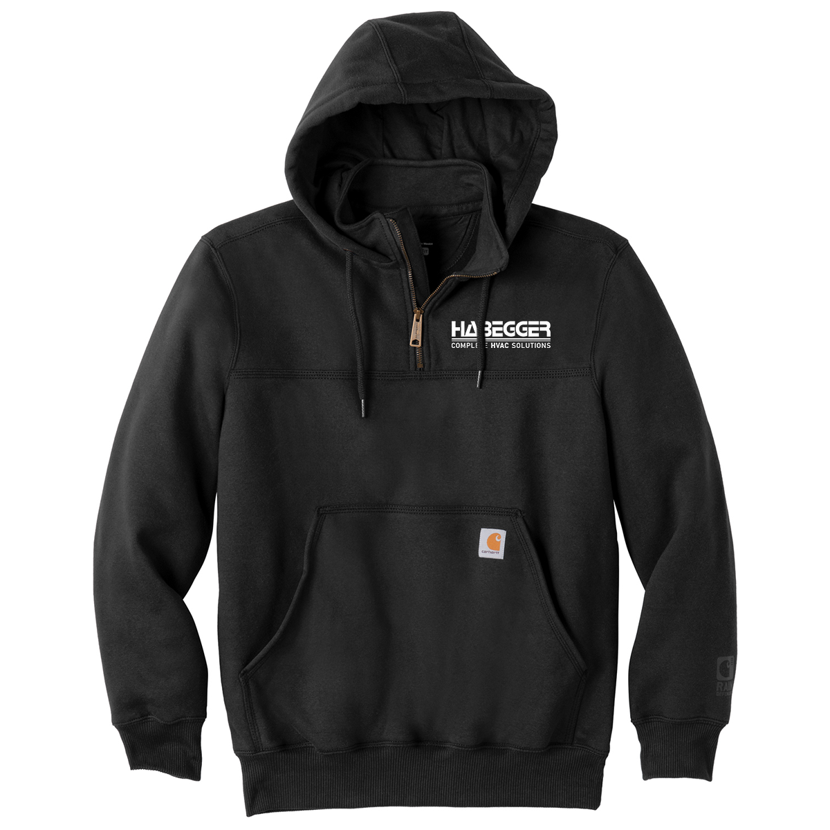 Carhartt Rain Defender Paxton Heavyweight Hooded Zip Mock Sweatshirt