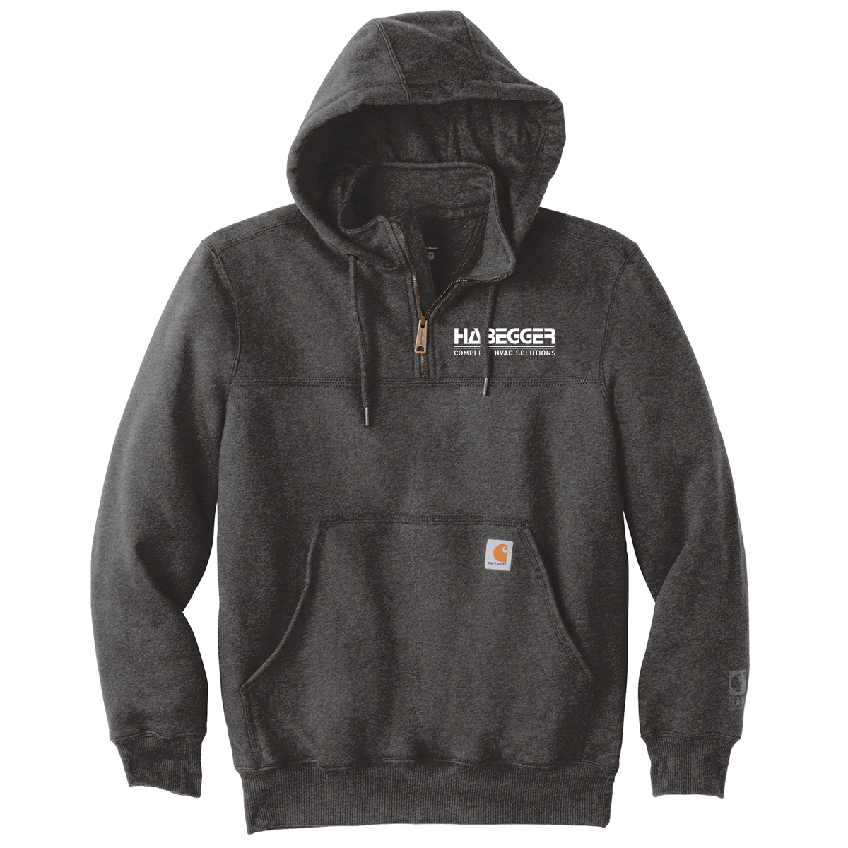 Carhartt Rain Defender Paxton Heavyweight Hooded Zip Mock Sweatshirt