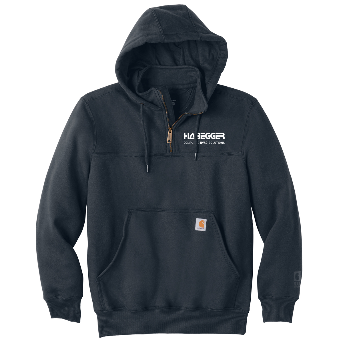 Carhartt Rain Defender Paxton Heavyweight Hooded Zip Mock Sweatshirt