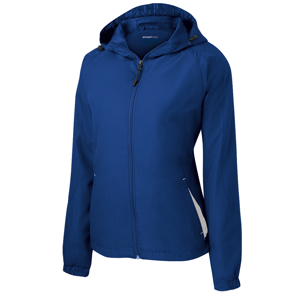 Ladies' Sport-Tek Colorblock Hooded Raglan Jacket
