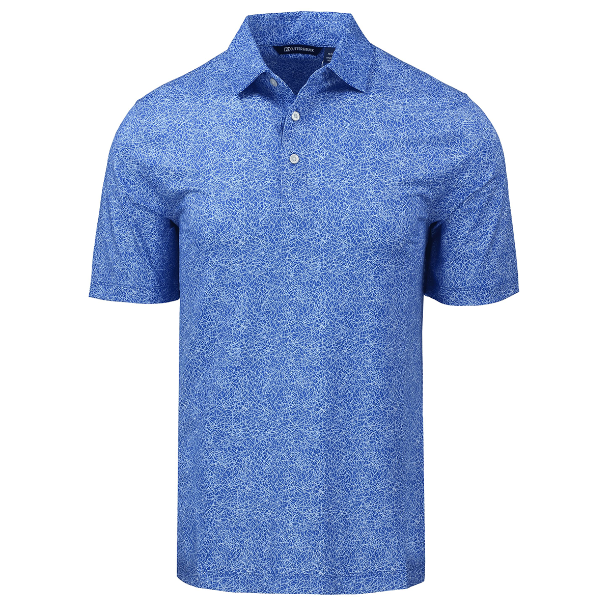 Cutter & Buck Pike Constellation Print Stretch Mens Polo