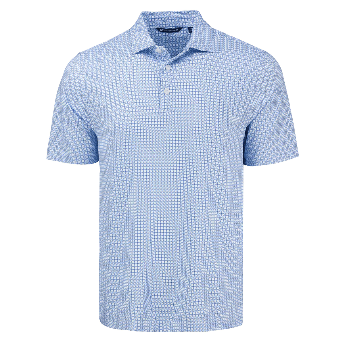 Cutter & Buck Pike Eco Diamond Dot Print Recycled Mens Polo
