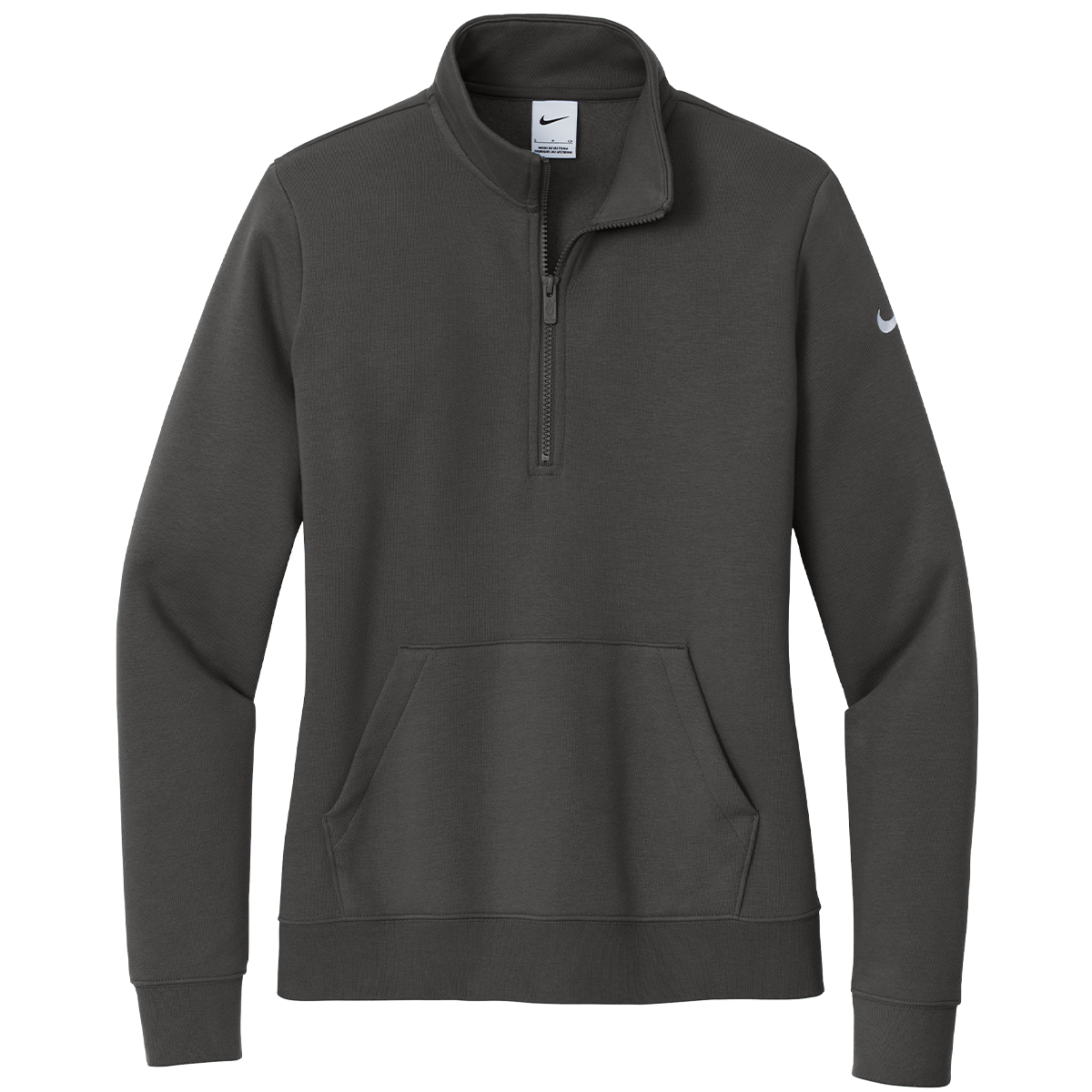 Nike Ladies Club Fleece Sleeve Swoosh 1/2-Zip