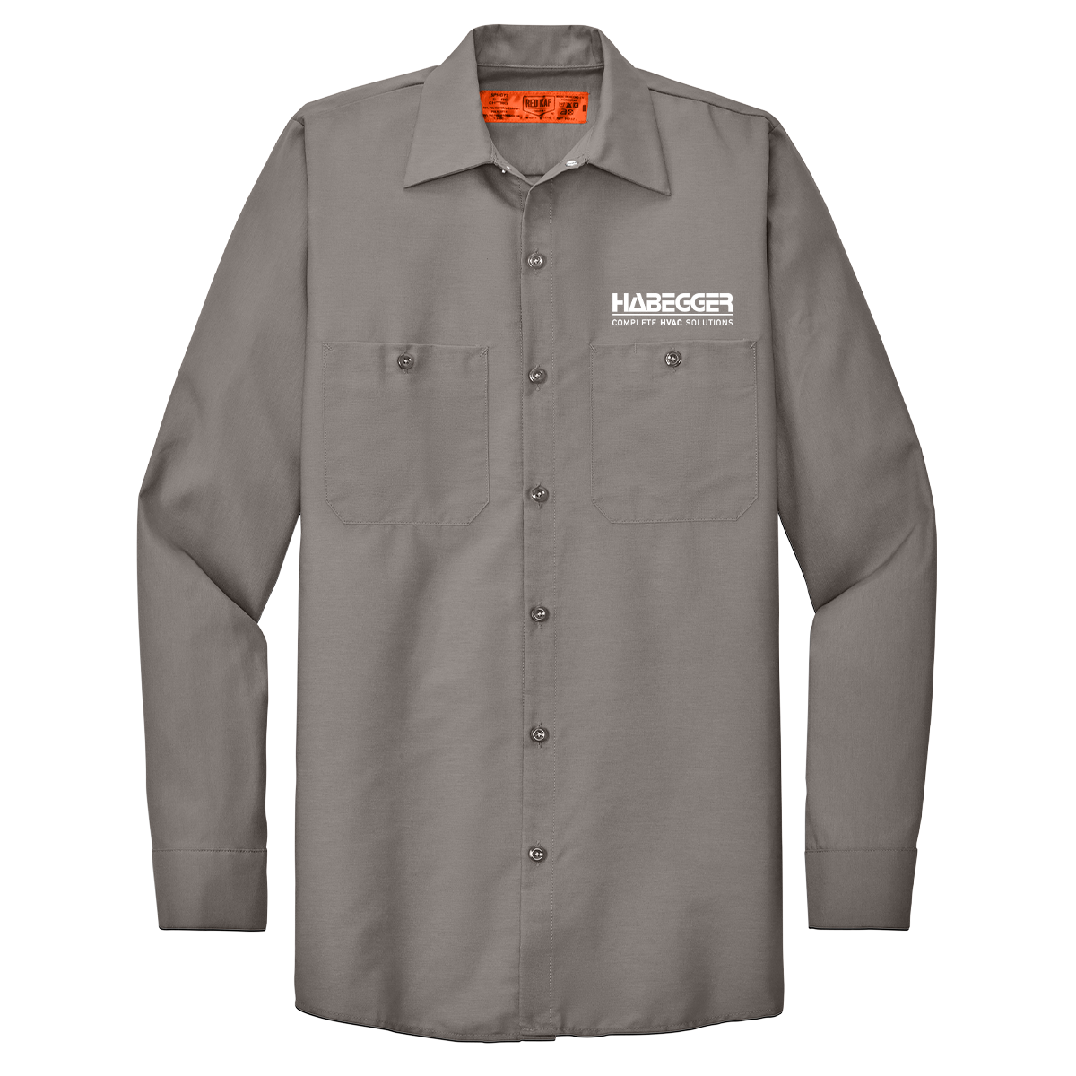 Red Kap Long Sleeve Industrial Work Shirt