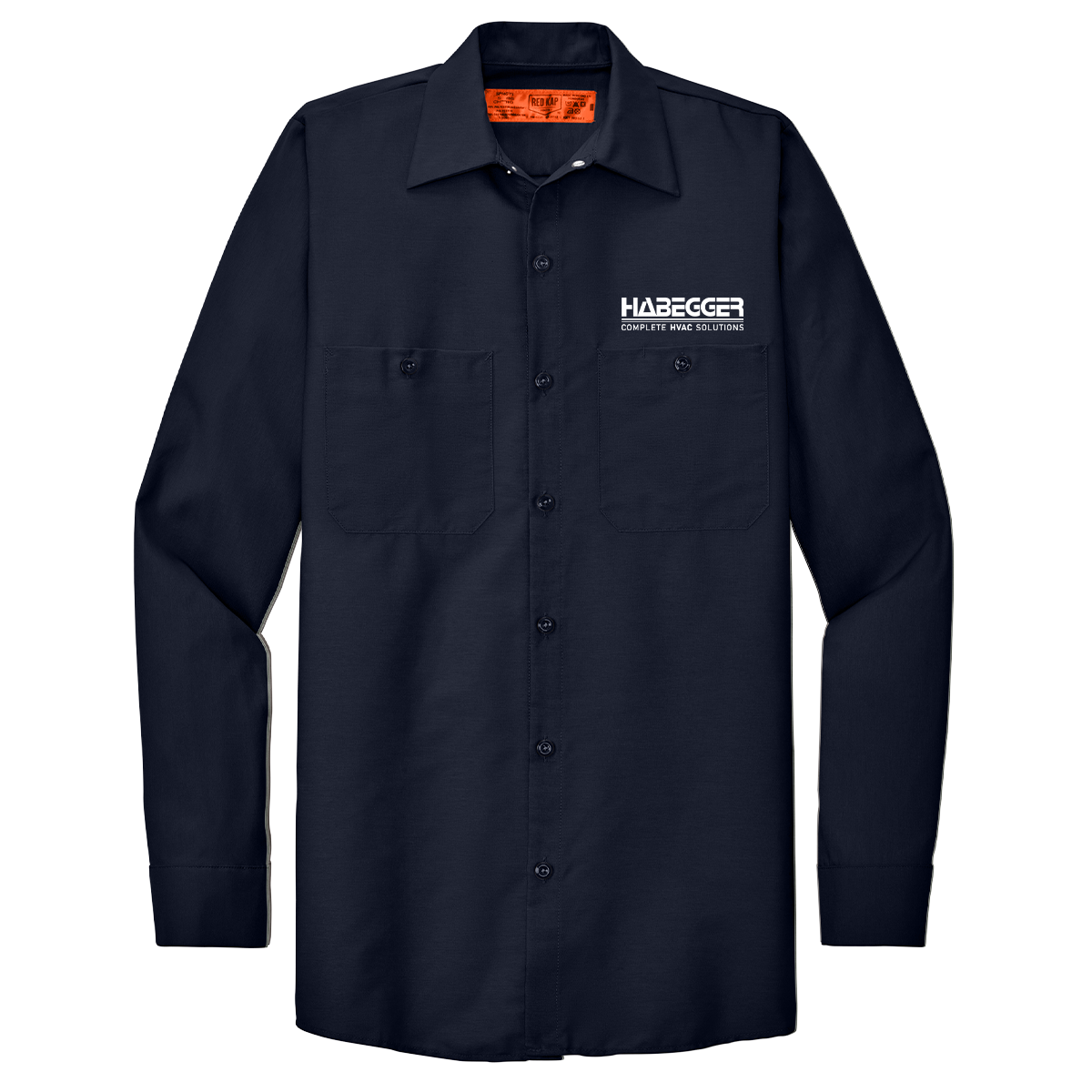 Red Kap Long Sleeve Industrial Work Shirt