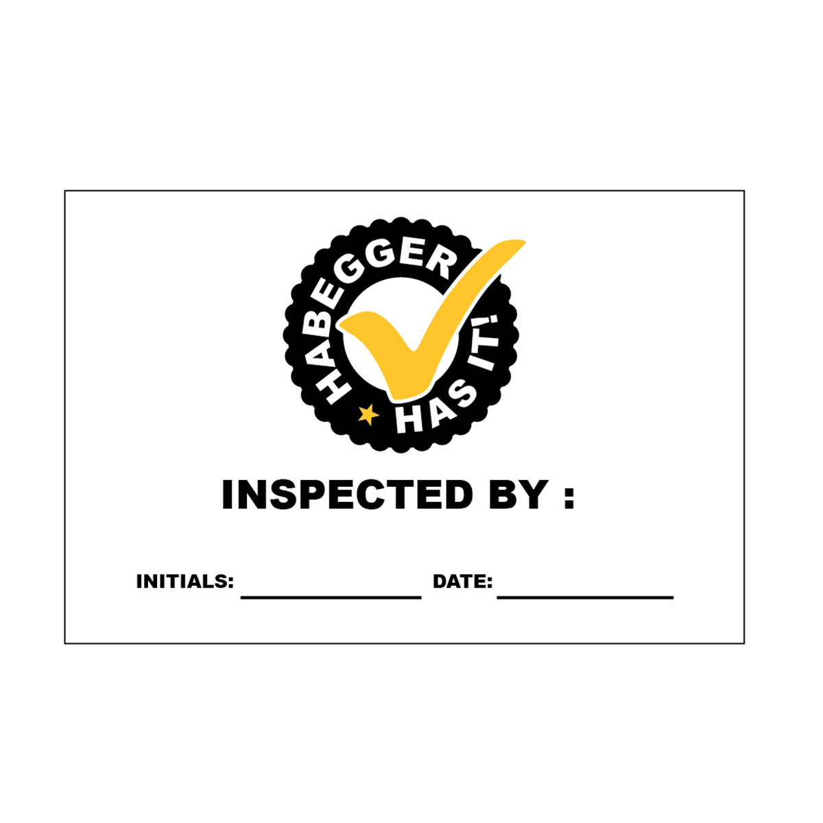6" x 4" Stickers Rolls - Permanent Adhesive