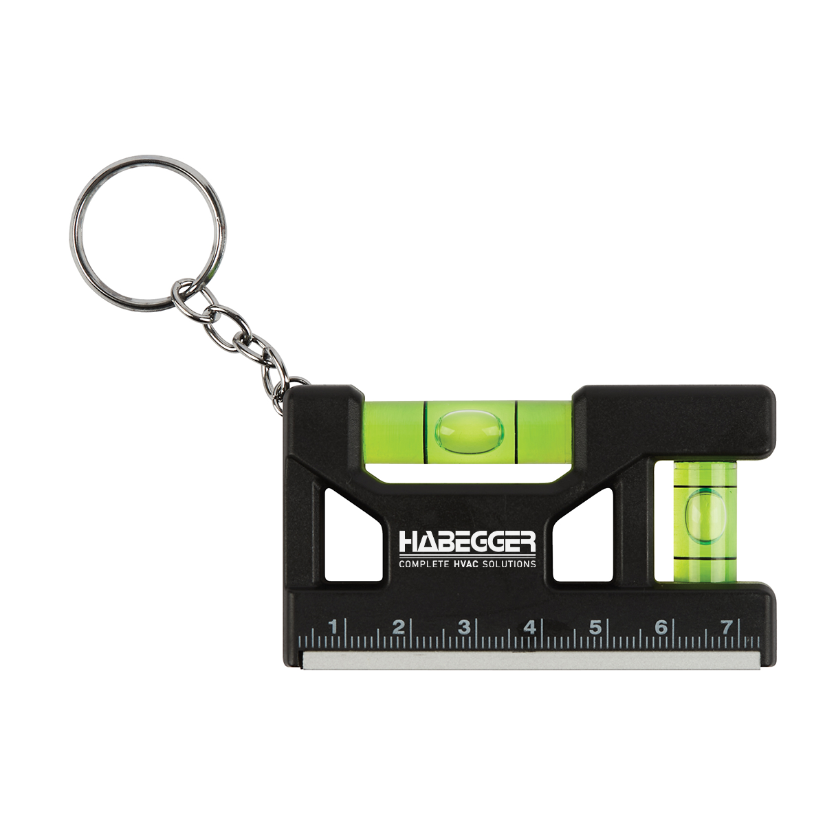 Hank 3" Level / Ruler Keyring