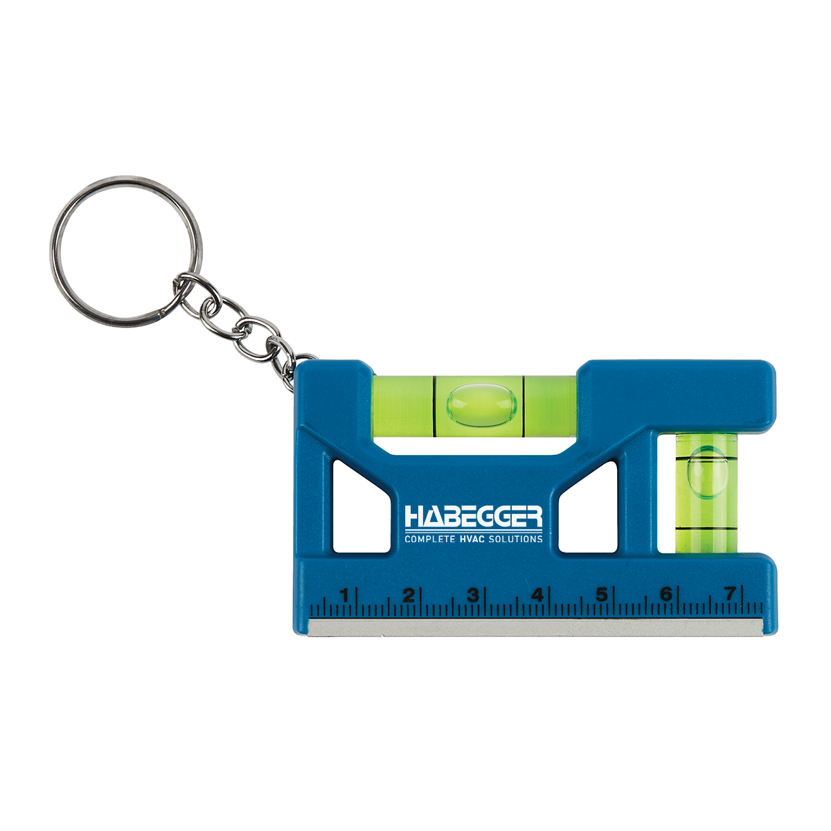 Hank 3" Level / Ruler Keyring
