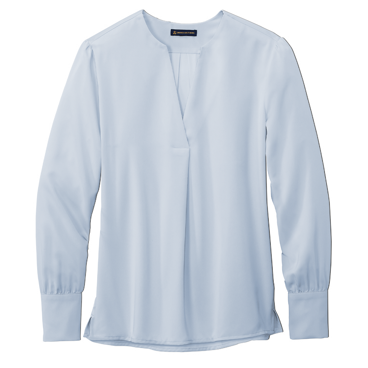 Brooks Brothers Women’s Open-Neck Satin Blouse