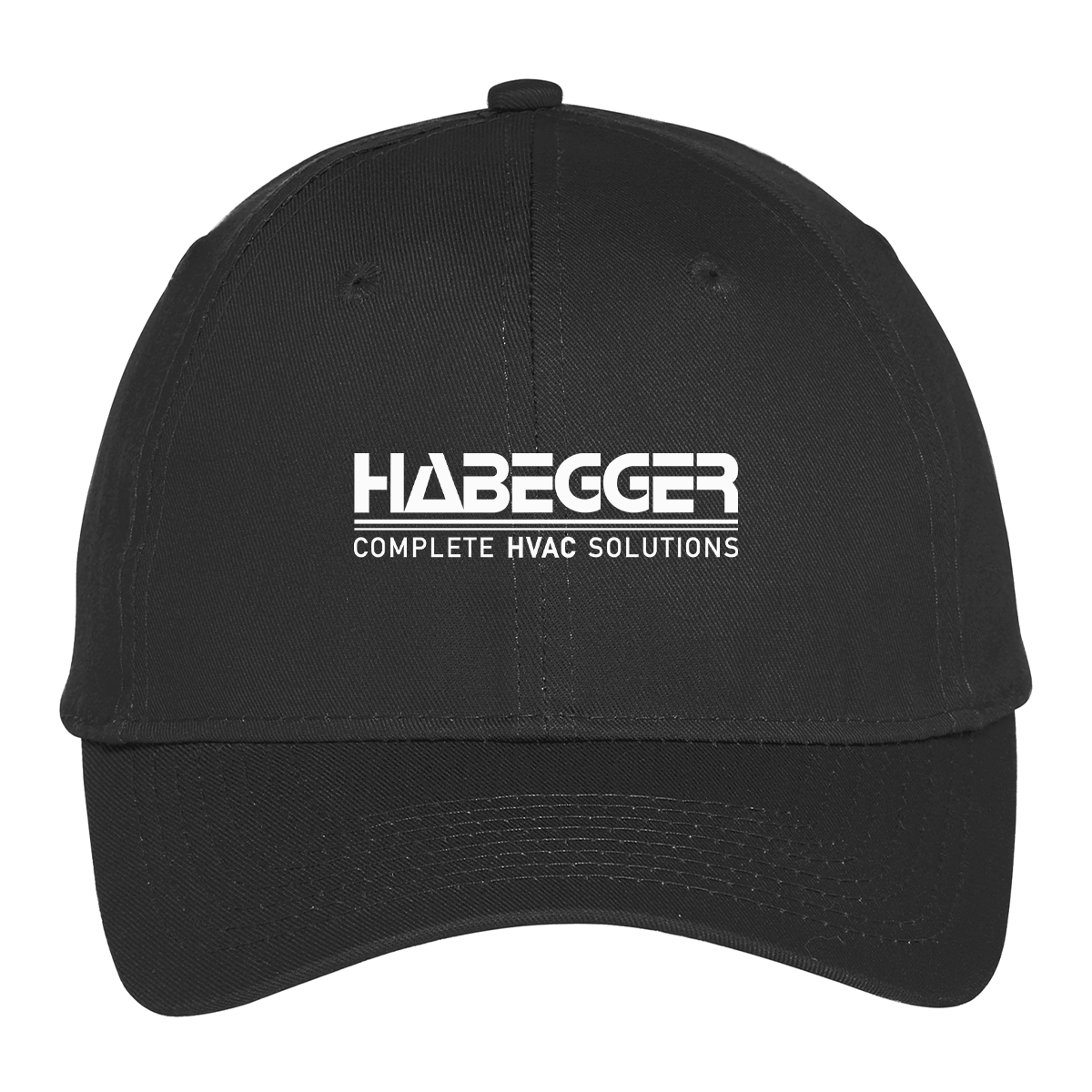 Port & Company Six-Panel Unstructured Twill Cap - Black