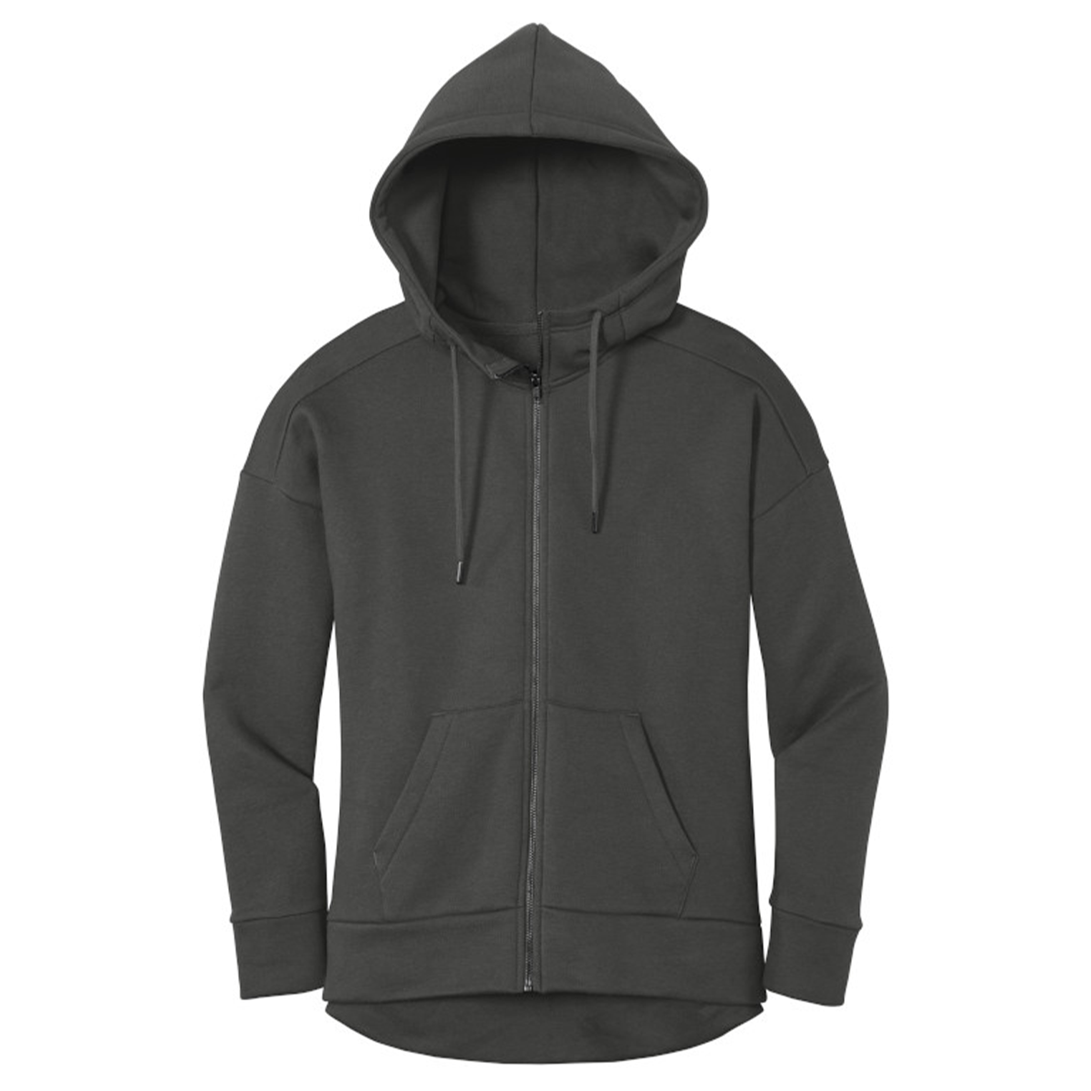 District Women’s Perfect Weight Fleece Drop Shoulder Full-Zip Hoodie