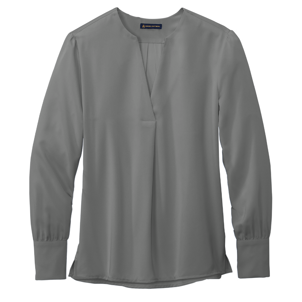 Brooks Brothers Women’s Open-Neck Satin Blouse