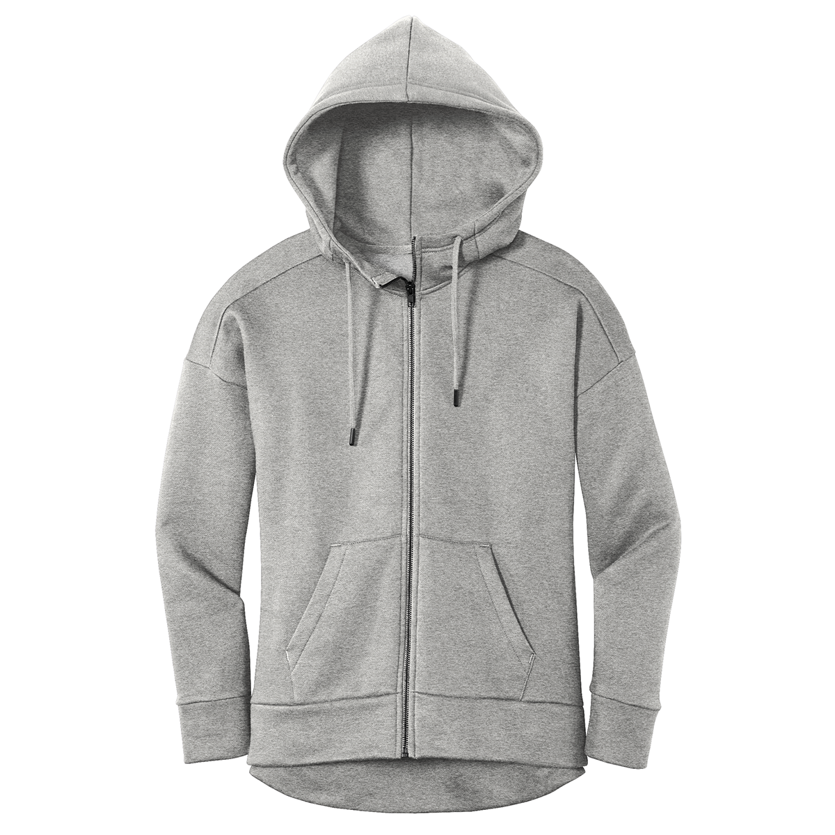 District Women’s Perfect Weight Fleece Drop Shoulder Full-Zip Hoodie