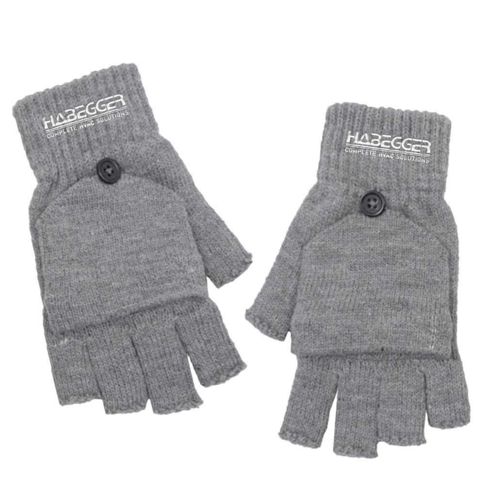 Fingerless Gloves With Flap