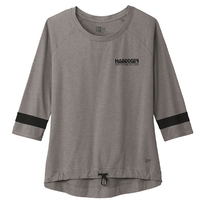 New Era Ladies Tri-Blend 3/4-Sleeve T-shirt