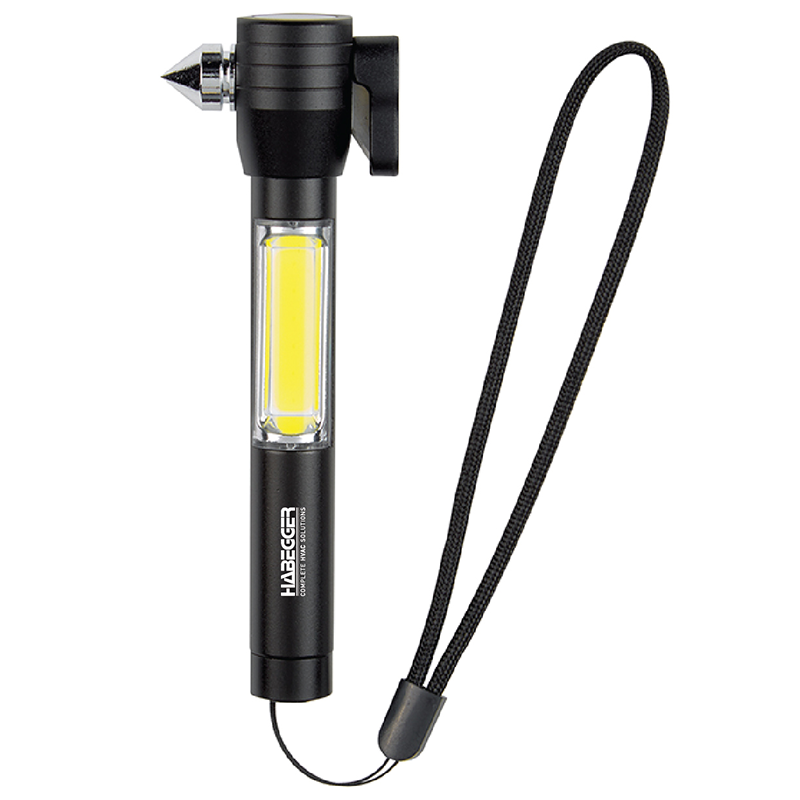 Safety Tool With COB Flashlight