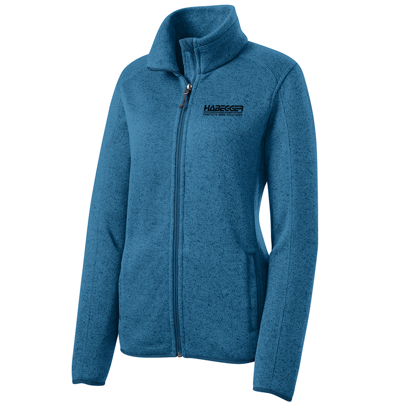 Port Authority Ladies Sweater Fleece Jacket