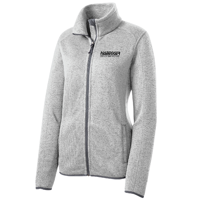 Port Authority Ladies Sweater Fleece Jacket