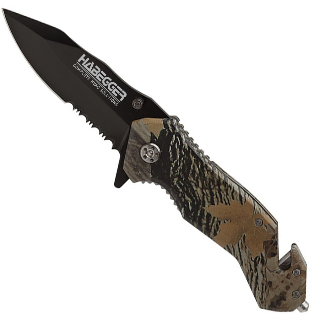 Nutwood Camo Rescue Knife