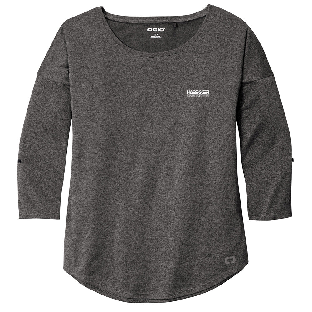OGIO Ladies Gravitate Scoop 3/4-Sleeve