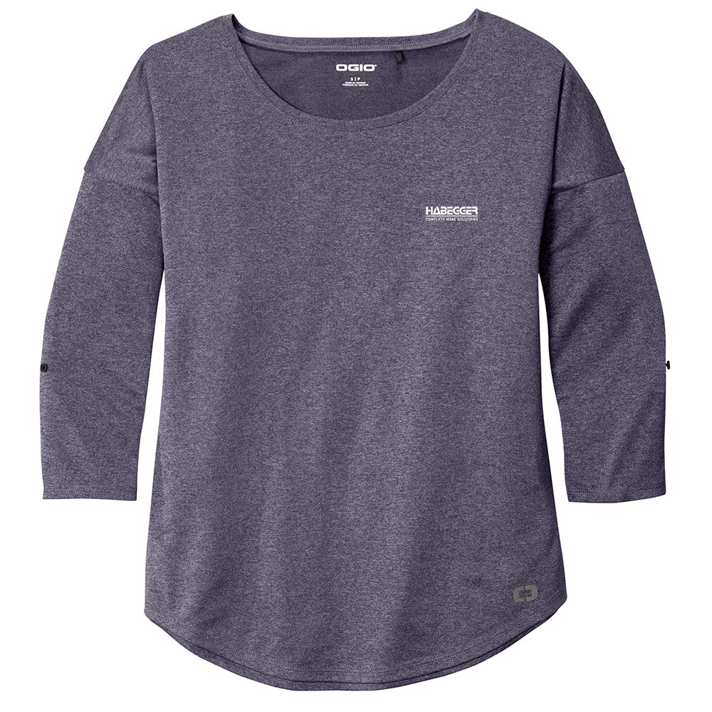 OGIO Ladies Gravitate Scoop 3/4-Sleeve