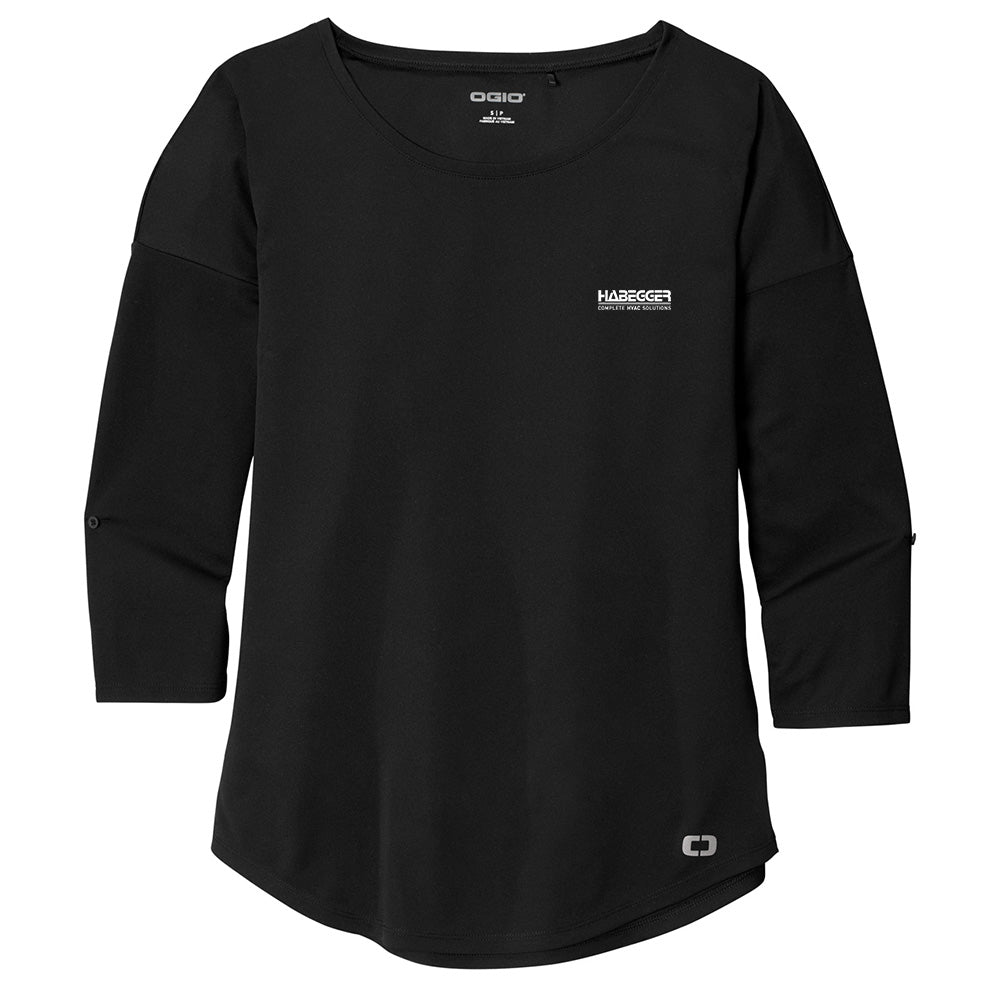 OGIO Ladies Gravitate Scoop 3/4-Sleeve