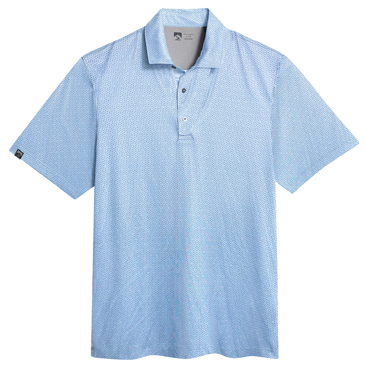 Men's Vacationer Printed Short Sleeve Polo