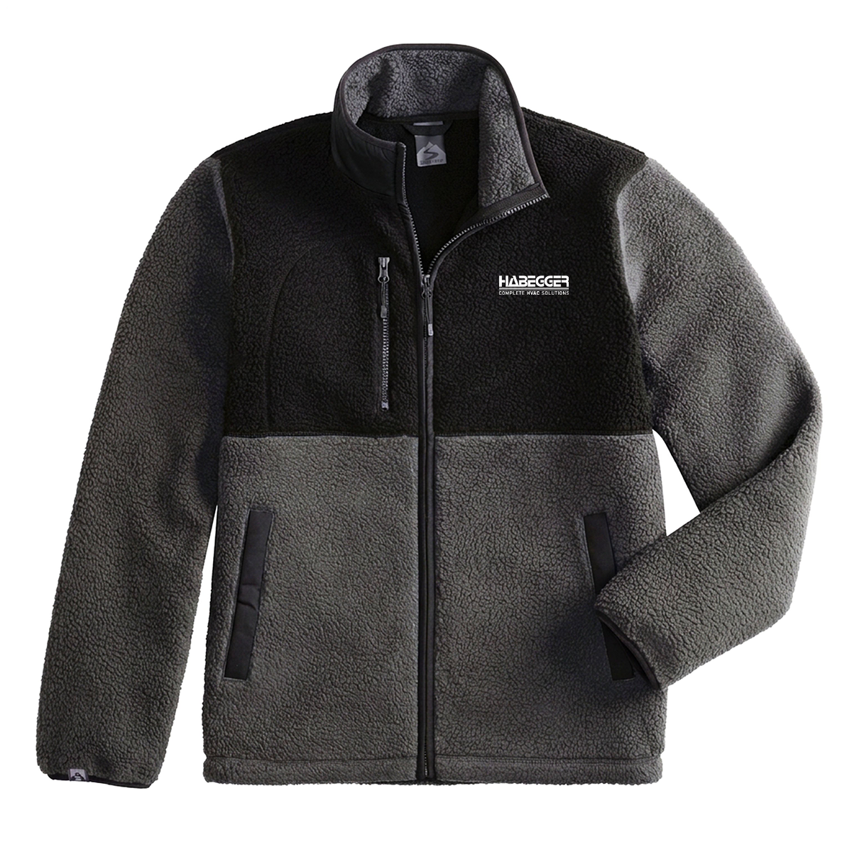 Men's Warm Up Colorblock Sherpa Fleece Jacket