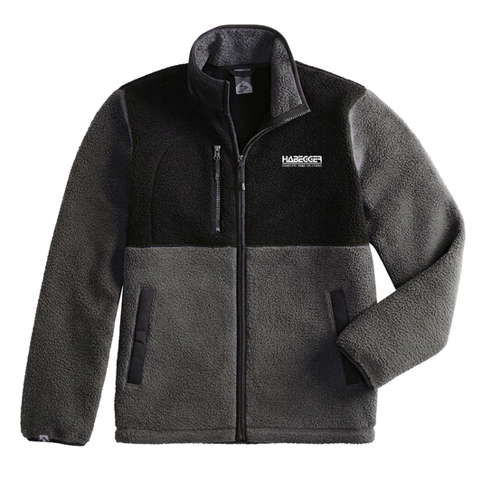 Men's Warm Up Colorblock Sherpa Fleece Jacket