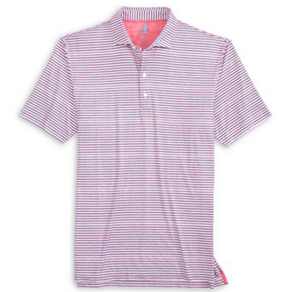 Johnnie-O Men's Prep-Formance Warwick Striped Jersey Polo