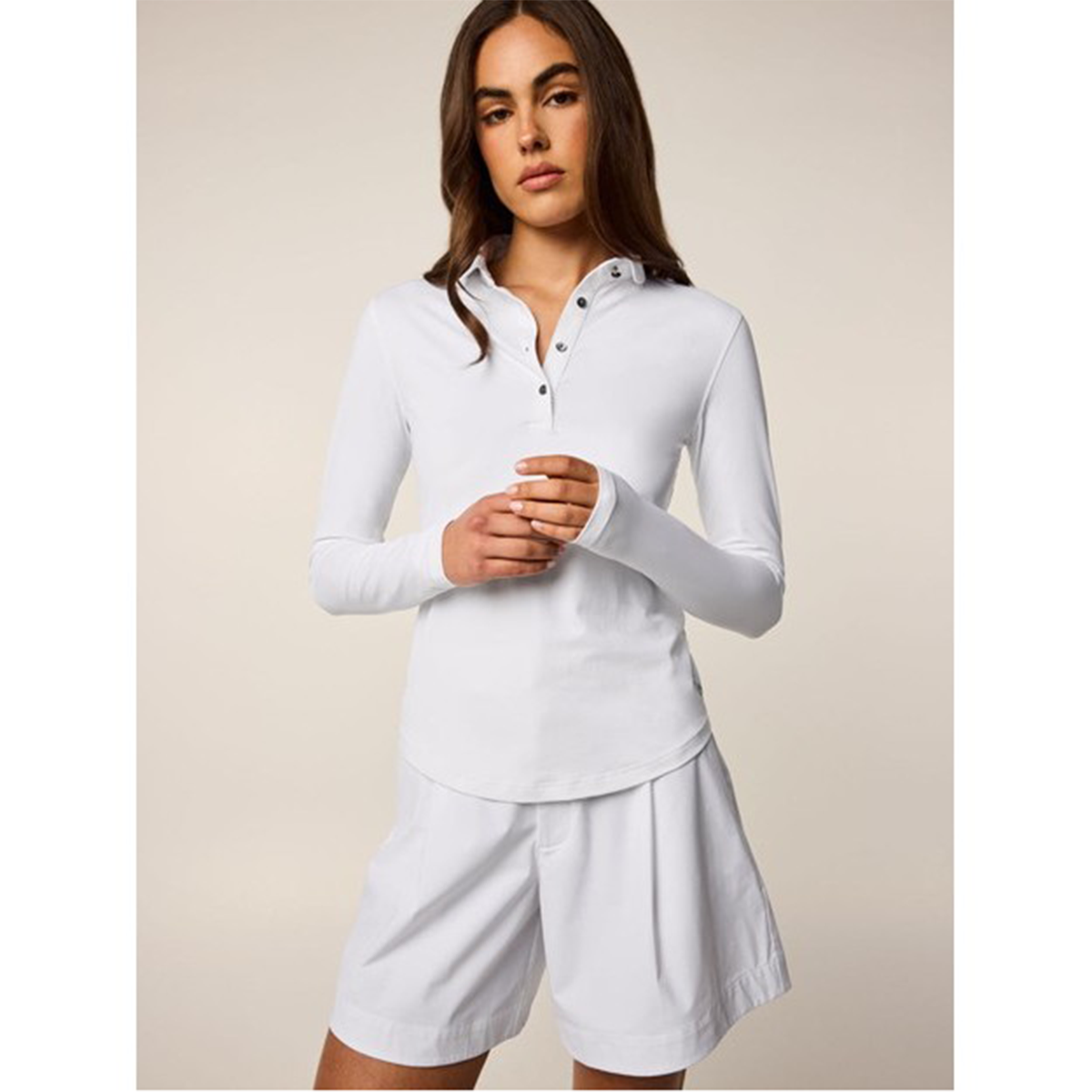 Greyson Scarlett Long Sleeve Polo