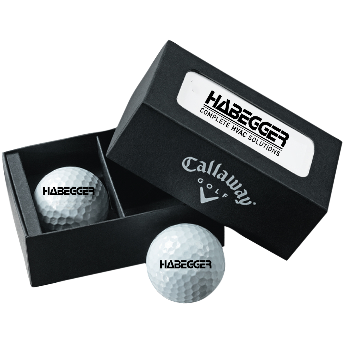 Callaway 2-Ball Business Card Box W/ Warbird