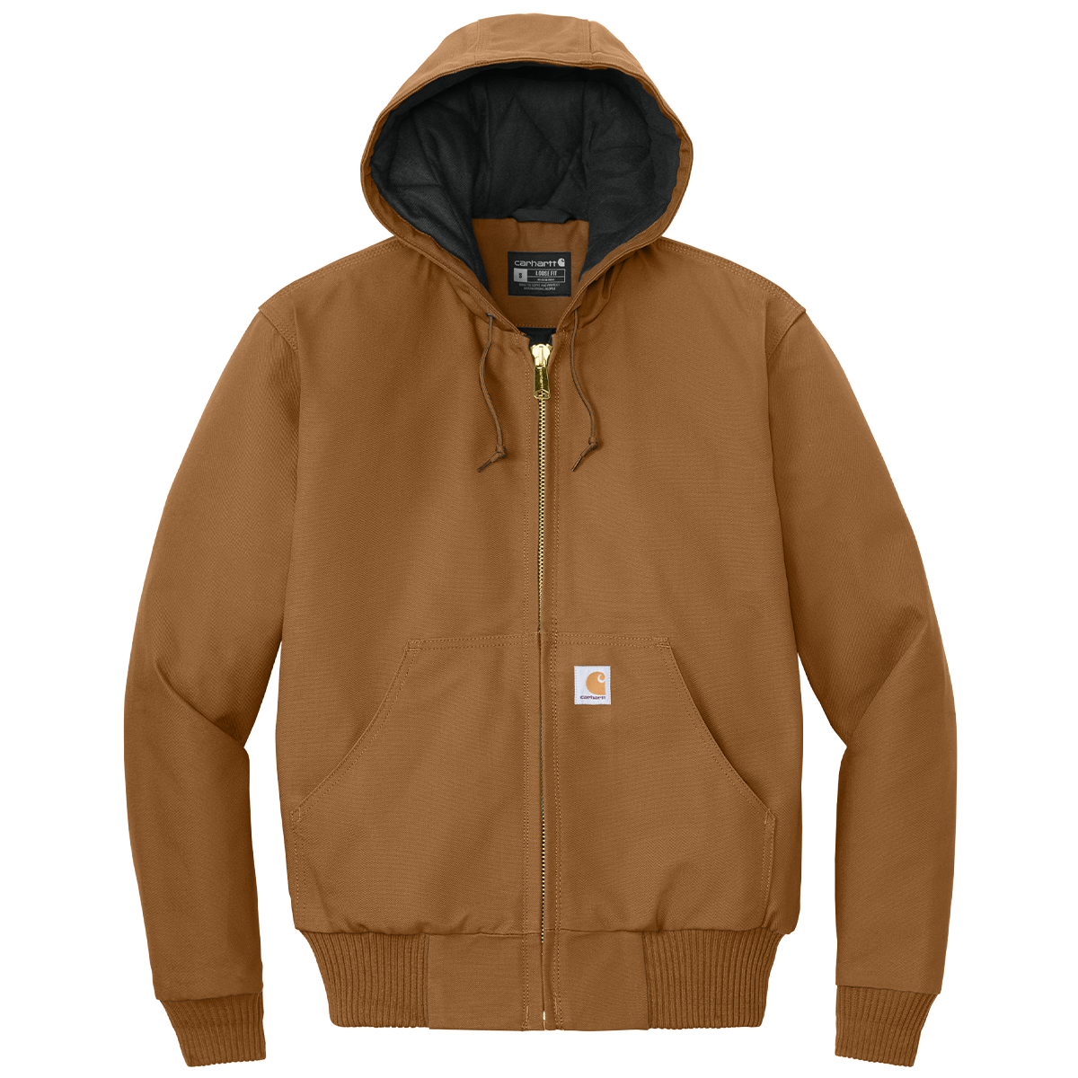 Carhartt® Quilted-Flannel-Lined Duck Active Jac