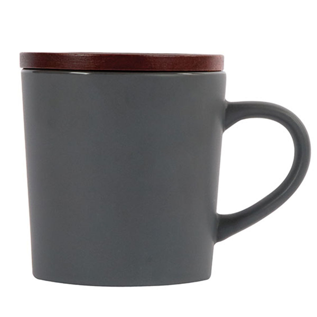 Copenhagen 16 oz. Ceramic Mug w/ Wood Lid