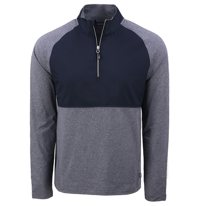Cutter & Buck Adapt Eco Knit Hybrid Recycled Mens Quarter Zip