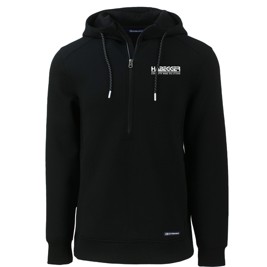 Cutter & Buck Roam Epic Versatility Recycled Half Zip Mens Hooded Pullover