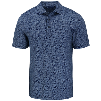 Cutter & Buck Pike Eco Pebble Print Stretch Recycled Mens Polo