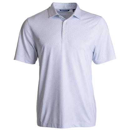 Cutter & Buck Pike Eco Pebble Print Stretch Recycled Mens Polo