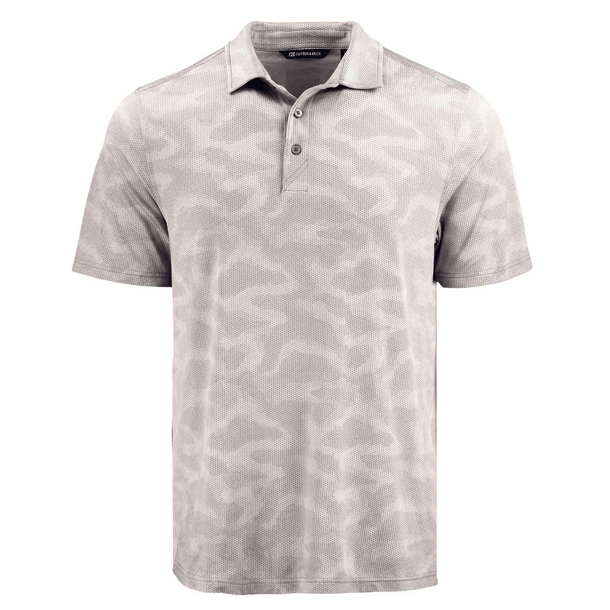 Cutter & Buck Coastline Recycled Double Peached Camo Print Mens Polo