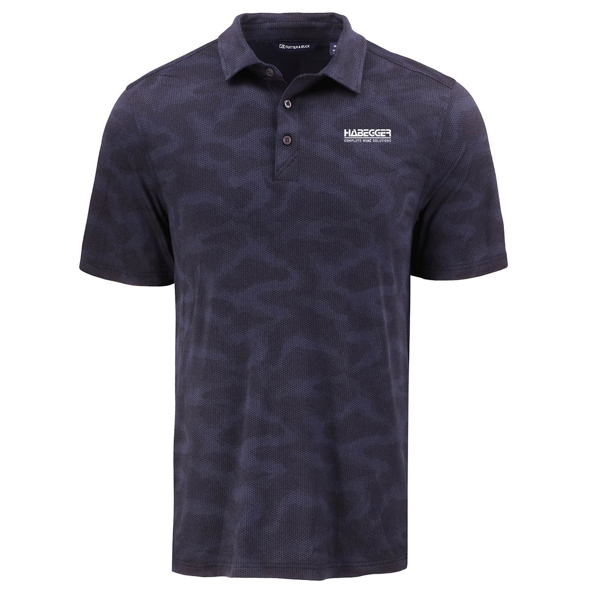 Cutter & Buck Coastline Recycled Double Peached Camo Print Mens Polo