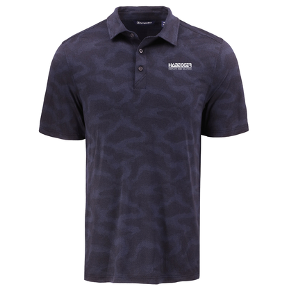 Cutter & Buck Coastline Recycled Double Peached Camo Print Mens Polo