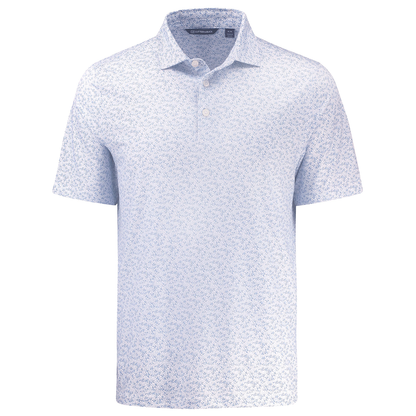 Cutter & Buck Pike Recycled Fern Print Mens Polo