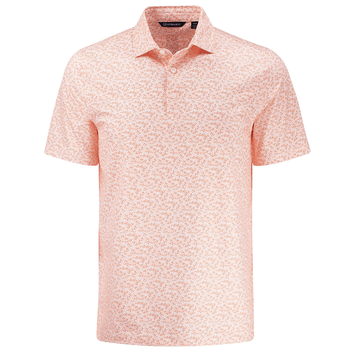 Cutter & Buck Pike Recycled Fern Print Mens Polo