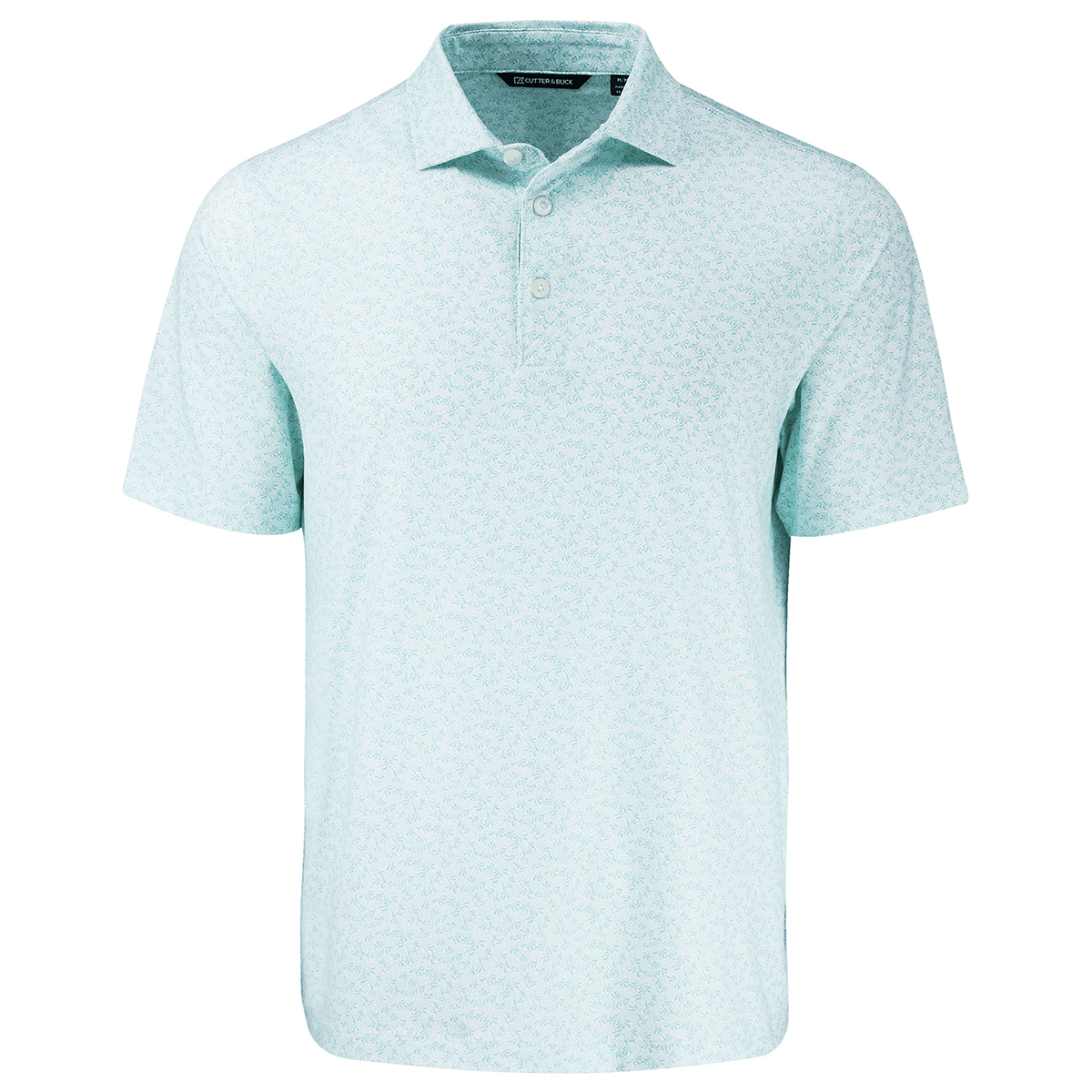 Cutter & Buck Pike Recycled Fern Print Mens Polo