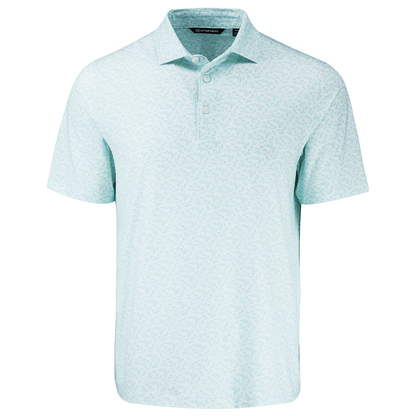 Cutter & Buck Pike Recycled Fern Print Mens Polo
