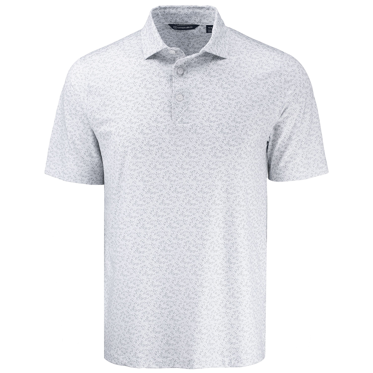 Cutter & Buck Pike Recycled Fern Print Mens Polo