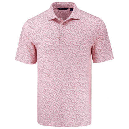 Cutter & Buck Pike Recycled Fern Print Mens Polo