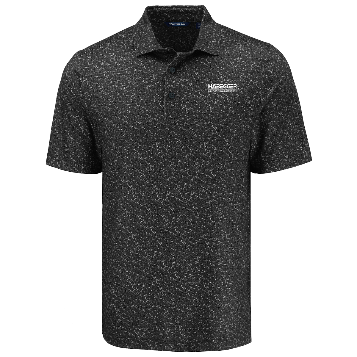 Cutter & Buck Pike Recycled Fern Print Mens Polo
